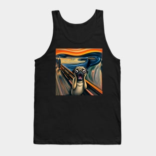 The pug scream Tank Top